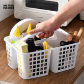 BATH & SHOWER SUPPLIES CADDY – LARGE CAPACITY COSMETICS STORAGE BASKET